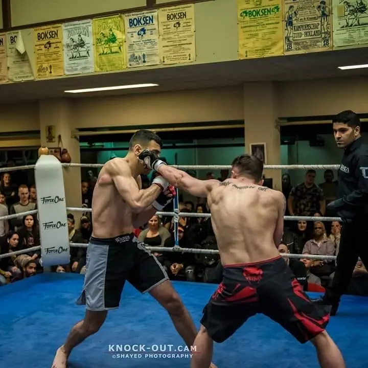 Boxkampf im Ring